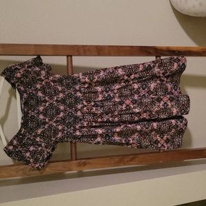 Smocked Floral Dress